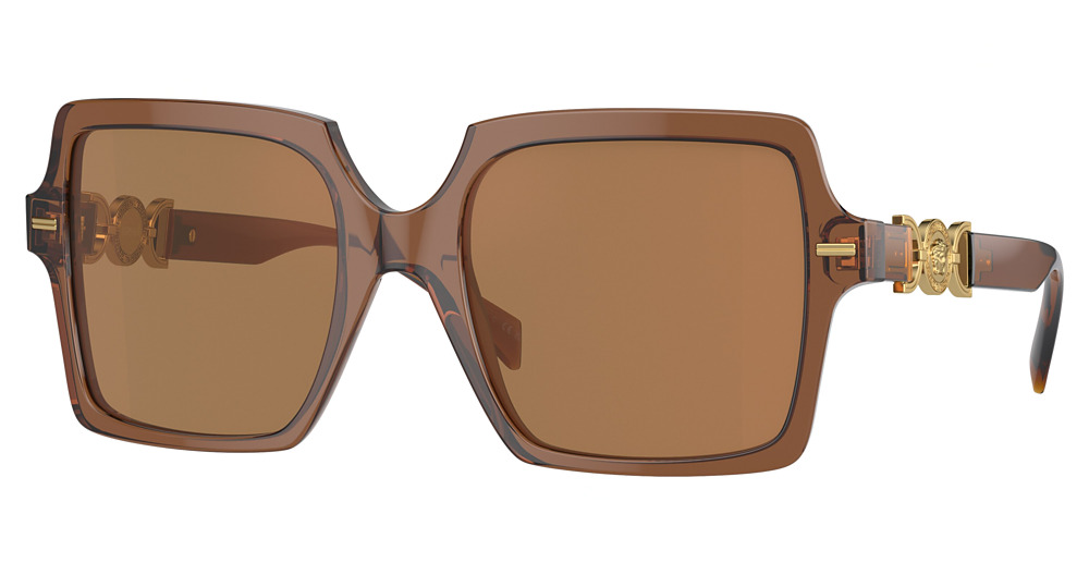 TRANSPARENT BROWN / BROWN ORANGE METALLIC
