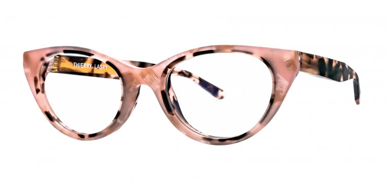 Pink Horn & Grey Tortoise Shell