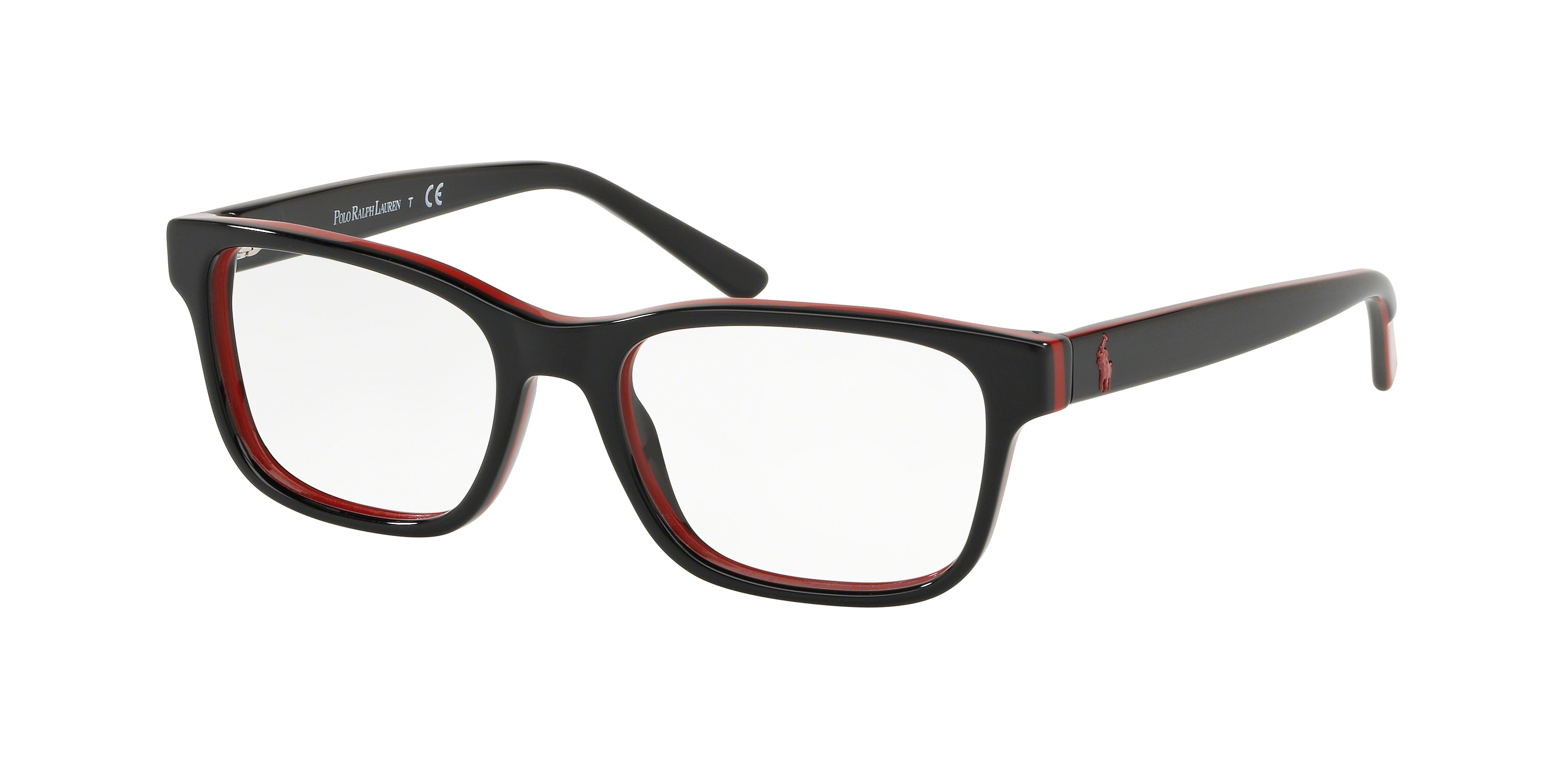 SHINY BLACK ON RED/BLACK