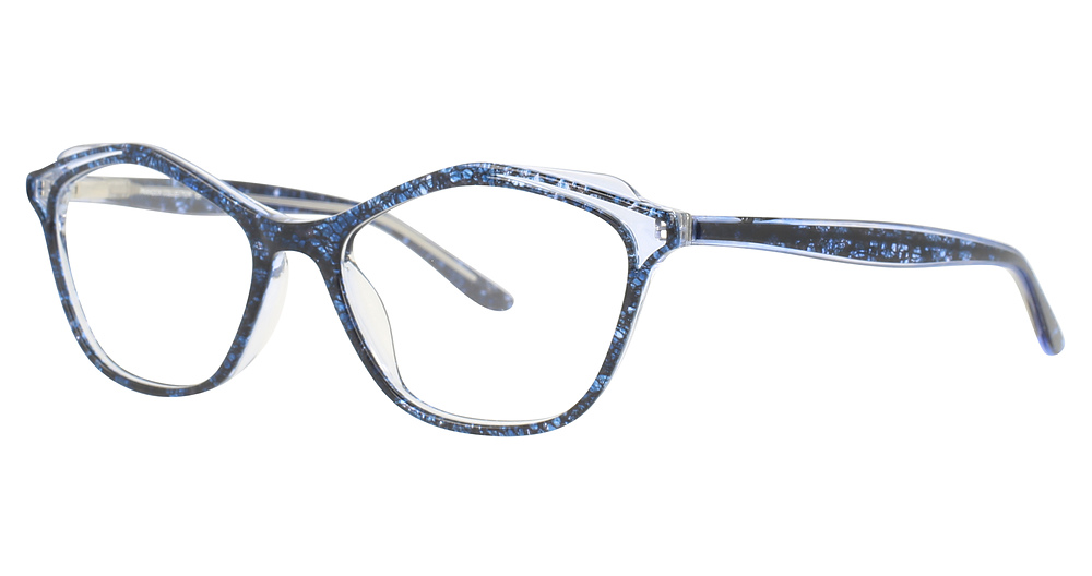 Dark Blue & Crystal