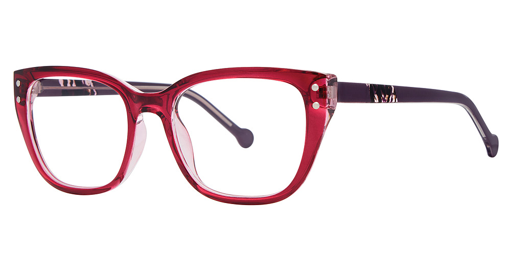 Burgundy/crystal