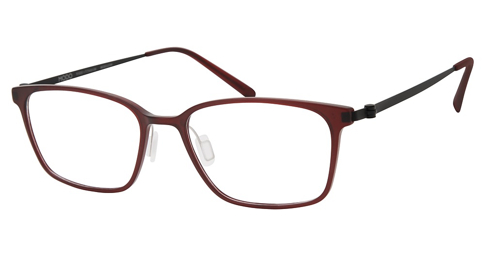 Modo 7009 Global Fit round eyeglasses in Matte Burgundy