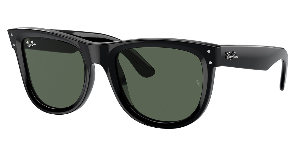 Ray-Ban RBR0502SF WAYFARER REVERSE sunglasses in Black/Dark Green