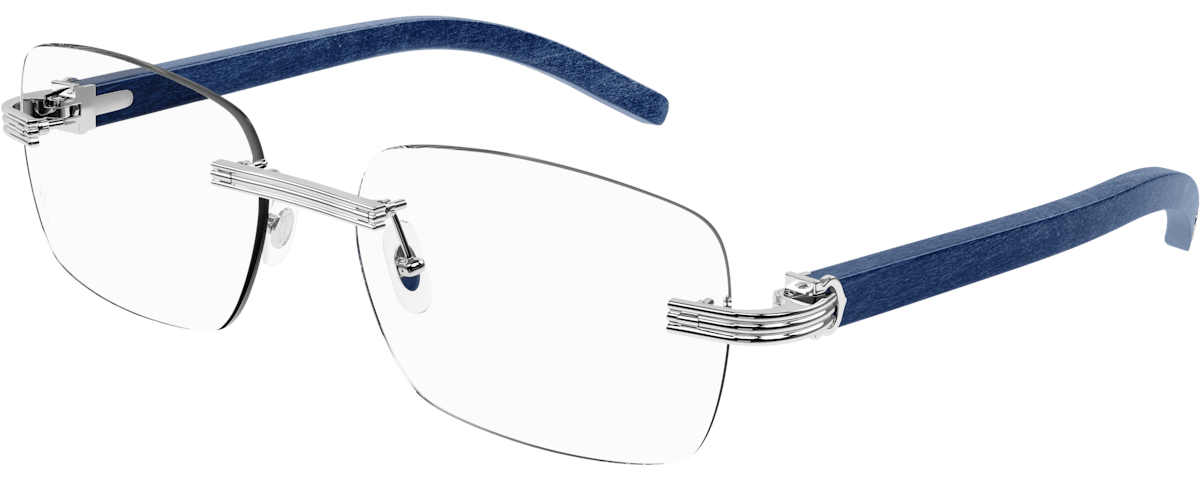 SILVER / BLUE