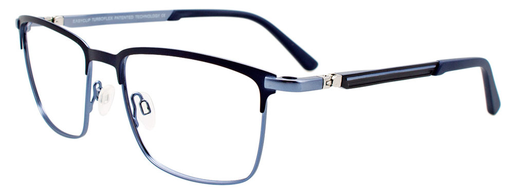 Matt Navy & Light Blue