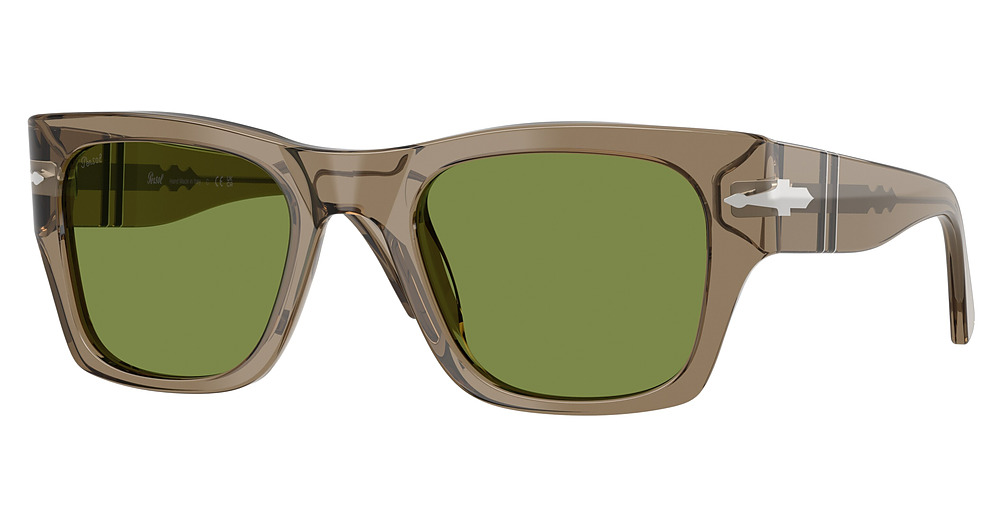 TRANSPARENT BOWN HEART / GREEN