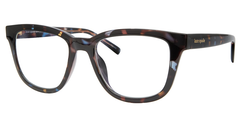 Kate Spade JAZELLE/BB rectangle eyeglasses in Blue Hvna