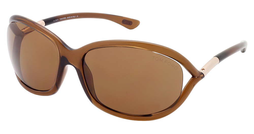 shiny dark brown / brown polarized