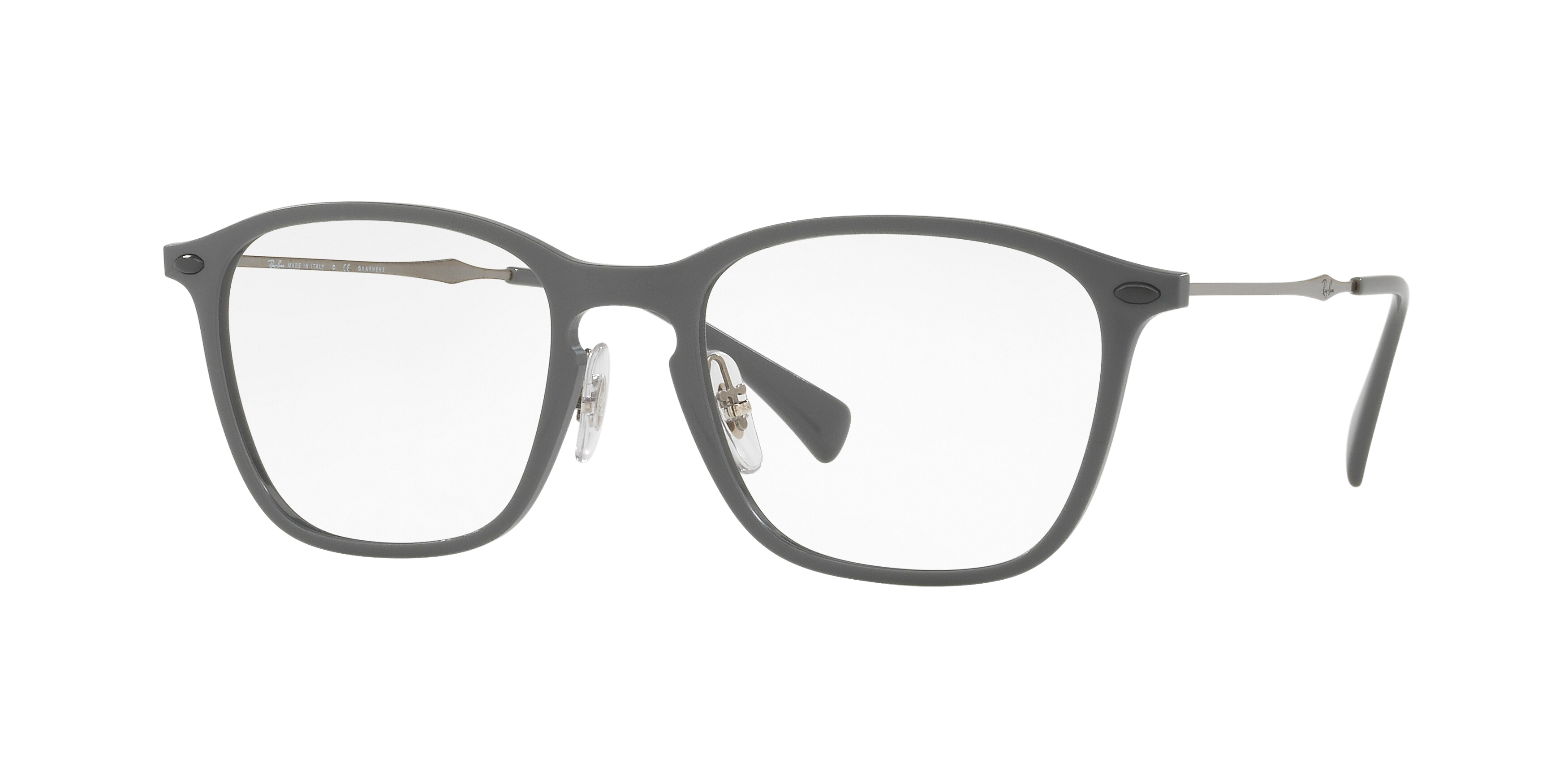Ray-Ban RX8955 square eyeglasses in Grey/Green Graphene