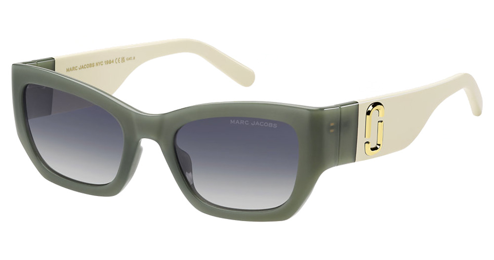 Marc Jacobs MARC 723/S rectangle sunglasses in Green/Grey Azure