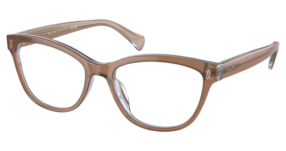 TRANSPARENT BROWN ON BLU
