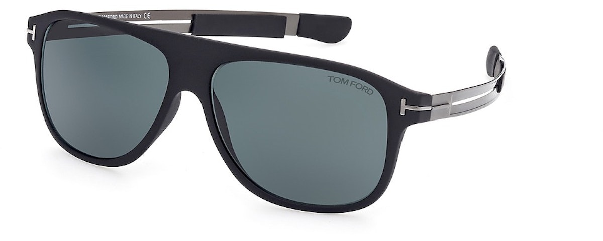matte black / blue