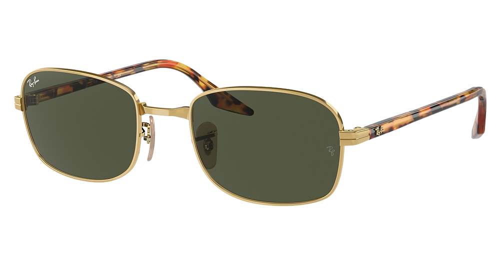 Ray-Ban RB3690 round sunglasses in Arista/Green