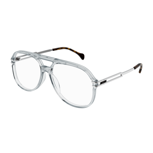Gucci GG1106O aviator eyeglasses in Grey