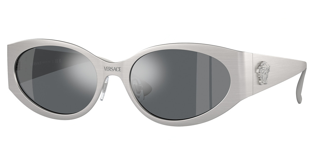 MATTE SILVER / LIGHT GREY MIRROR BLACK