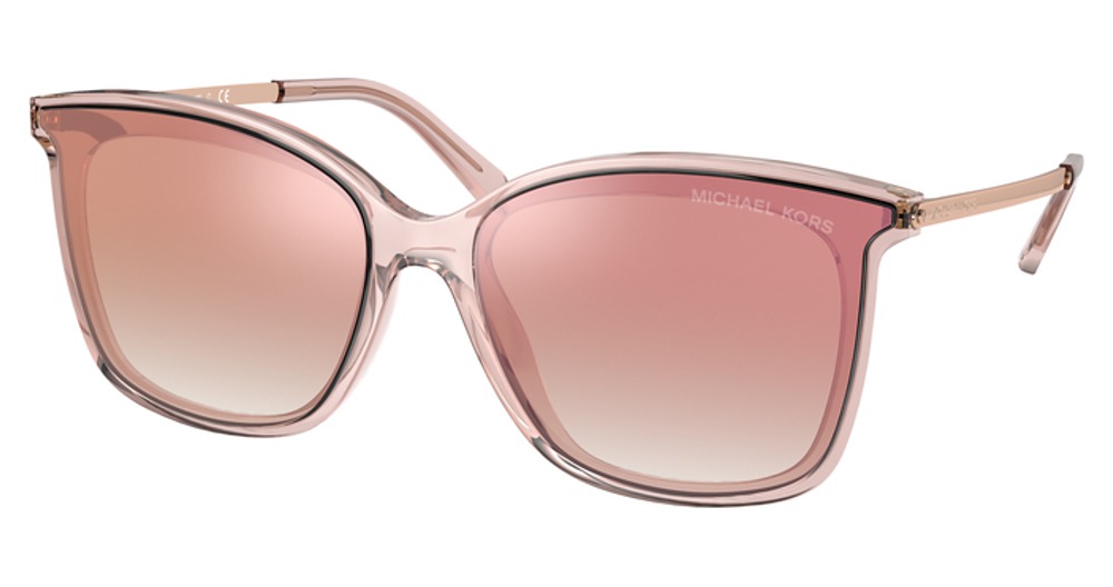 PINK TRANSPARENT / ROSE GOLD GRADIENT MIRROR