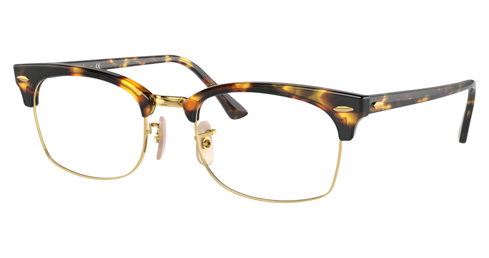 Ray-Ban RX3916V CLUBMASTER SQUARE square eyeglasses in Yellow Havana