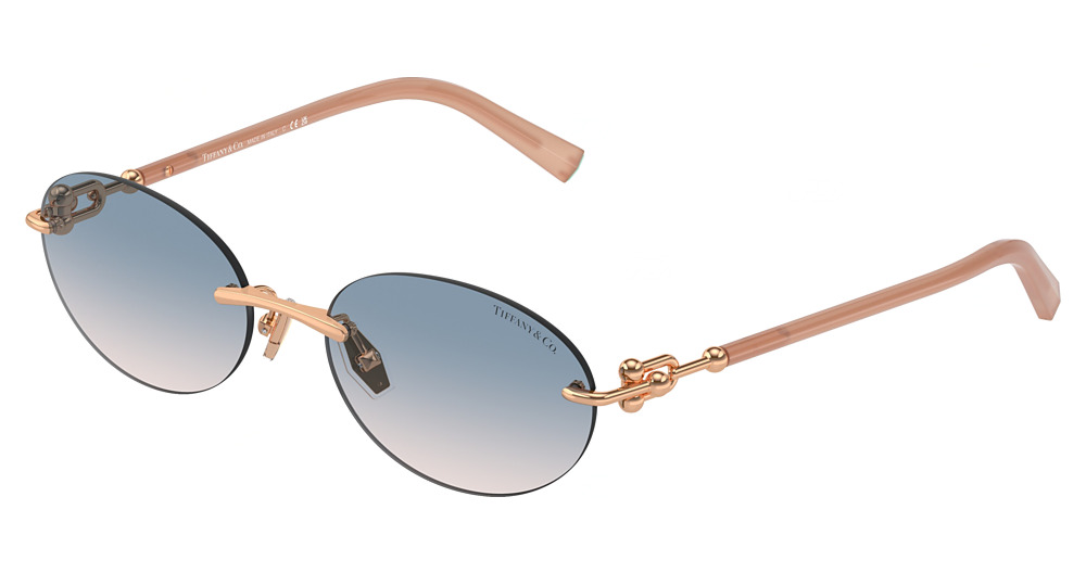 ROSE GOLD / LIGHT BROWN GRADIENT BLUE