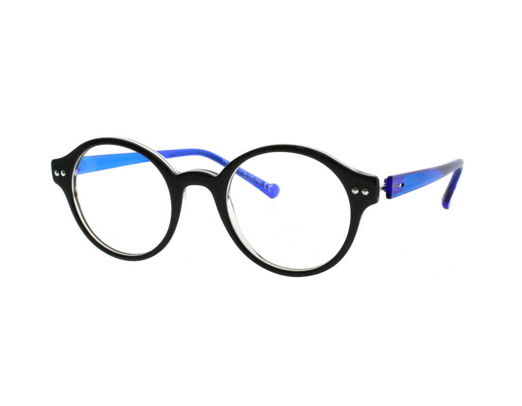 iGreen IGV04.60 round eyeglasses in Dark Blue