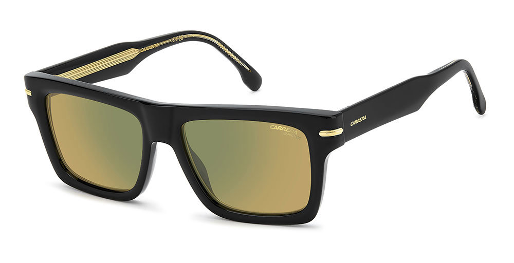 BLCK YLLW / YELLOW GREEN MIRROR