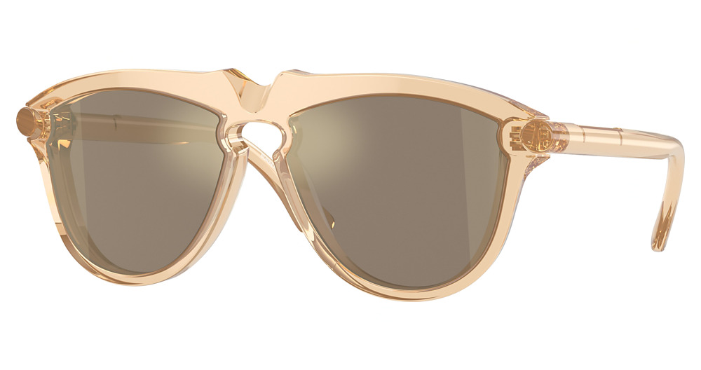 BROWN / LIGHT BROWN MIRROR GOLD