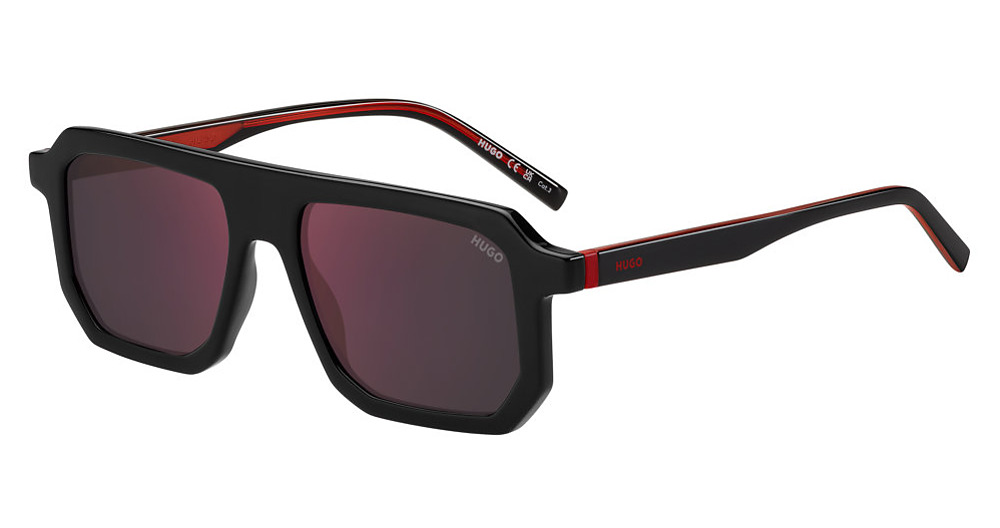 BLACK / RED MIRROR