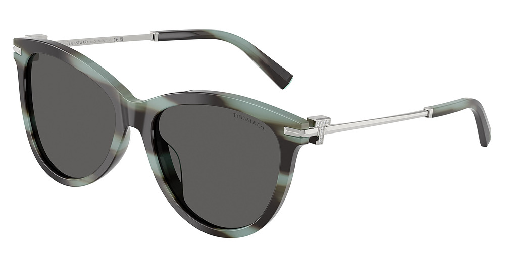 STRIPED BLACK TIFFANY / DARK GREY