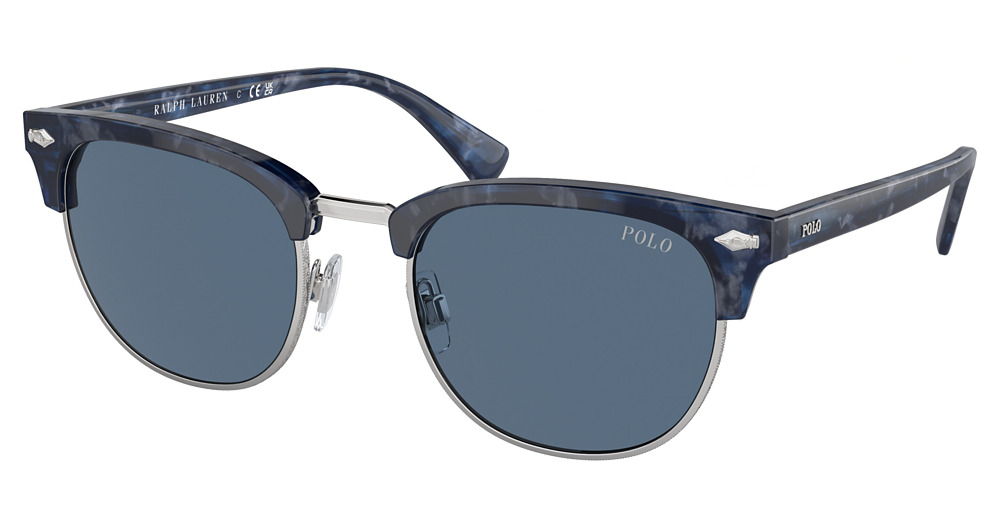 SHINY BLUE HAVANA / DARK BLUE