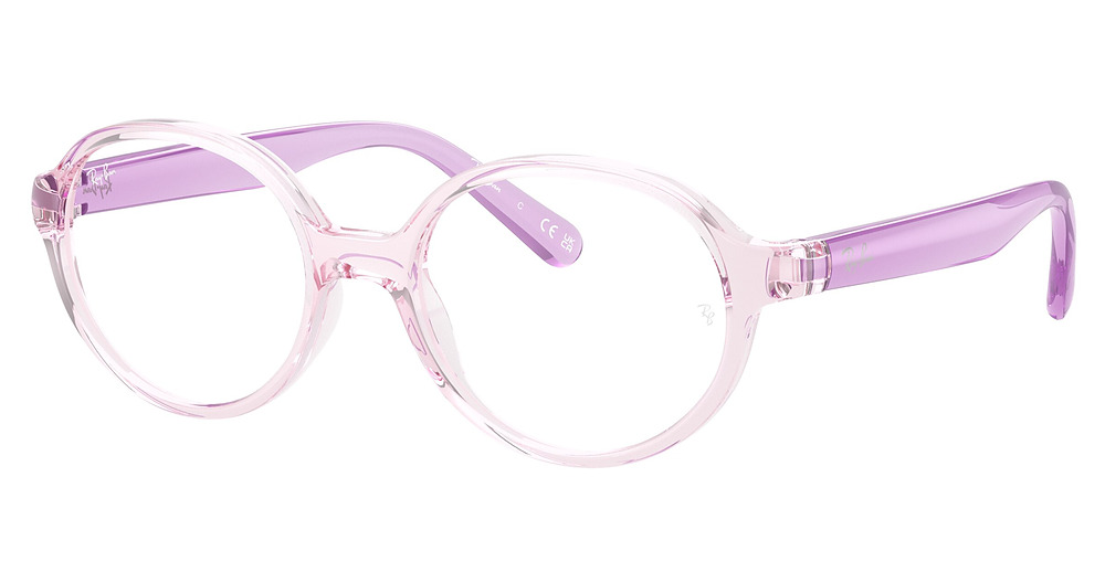 Ray-Ban RY1905 round eyeglasses in Transparent Pink