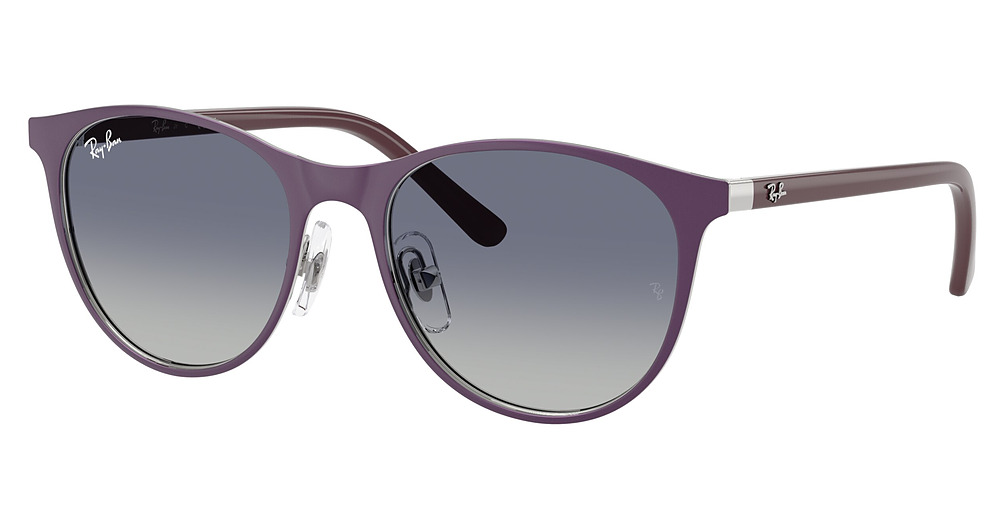 MATTE VIOLET ON SILVER / GREY GRADIENT BLUE
