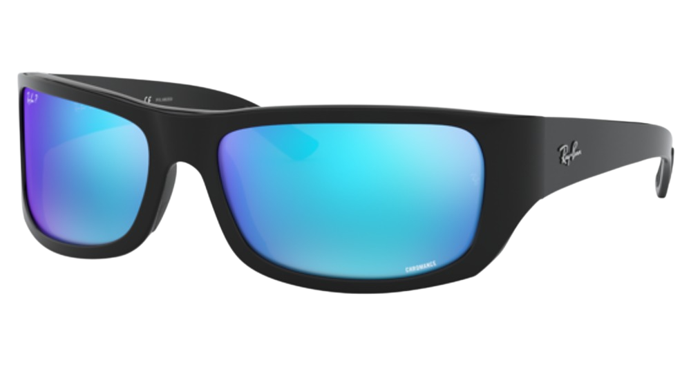 BLACK / GREEN MIRROR BLUE