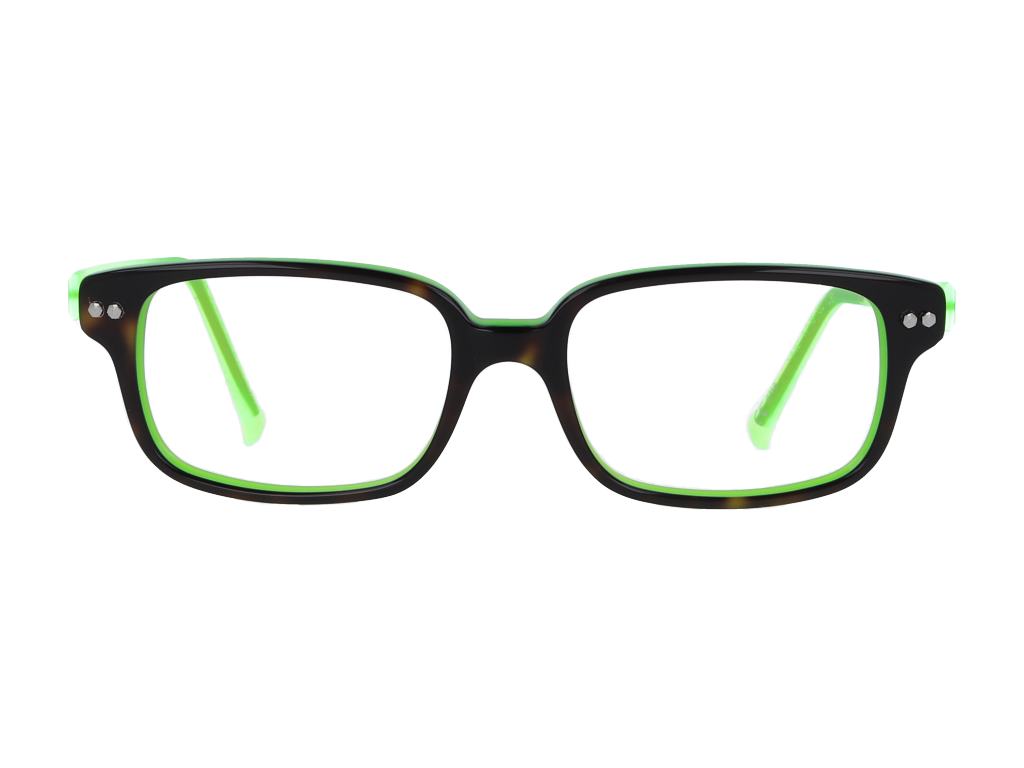 iGreen V4.92 rectangle eyeglasses in Brown/Green