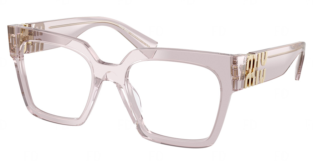 Miu Miu MU 04UV cateye eyeglasses in Transparent Mauve