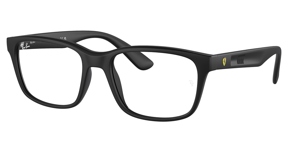 Ray-Ban RX7221M square eyeglasses in Matte Black