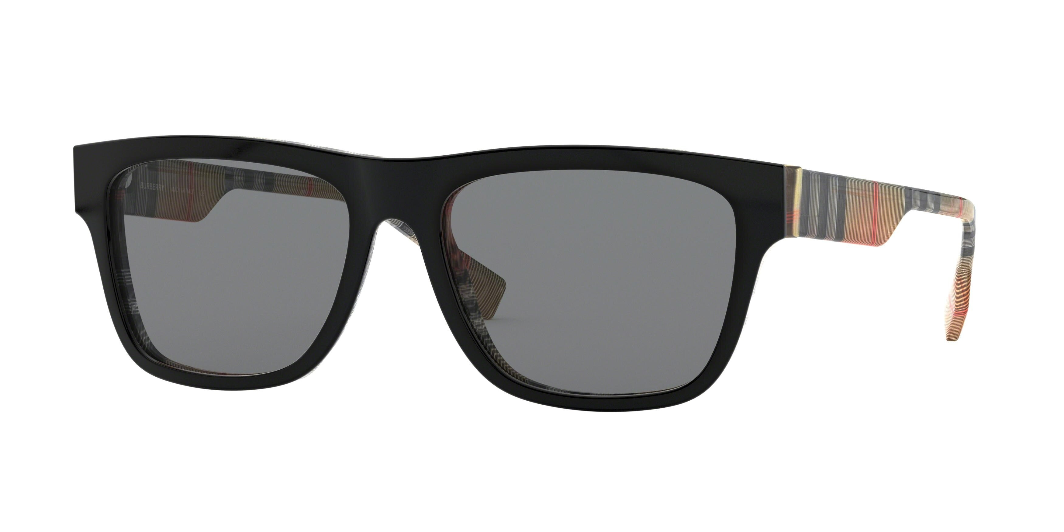 TOP BLACK ON VINTAGE CHECK
