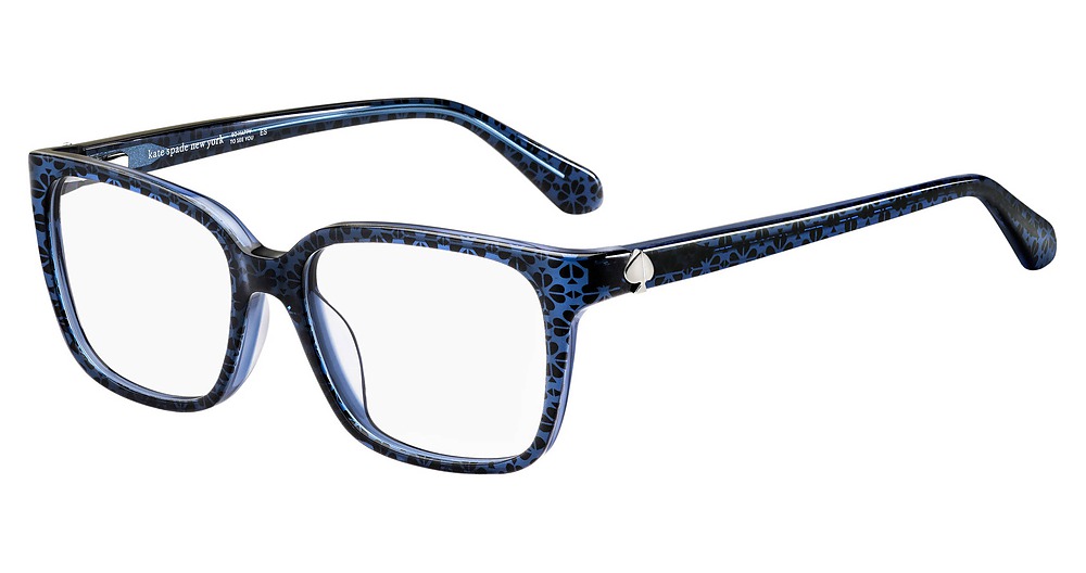 Kate Spade Jordana rectangle eyeglasses in Blue