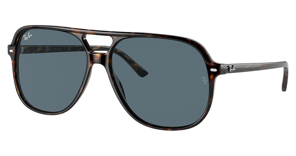 Ray-Ban RB2198F BILL aviator sunglasses in Havana/Blue
