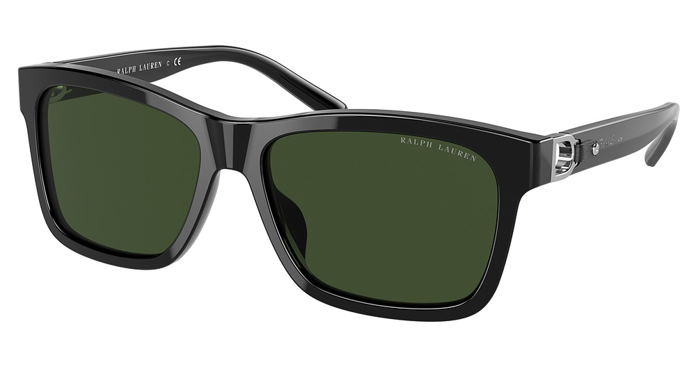 SHINY BLACK / DARK GREEN