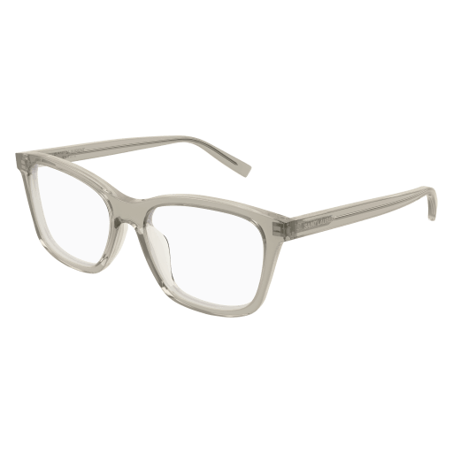 Saint Laurent SL 482 square eyeglasses in Yellow
