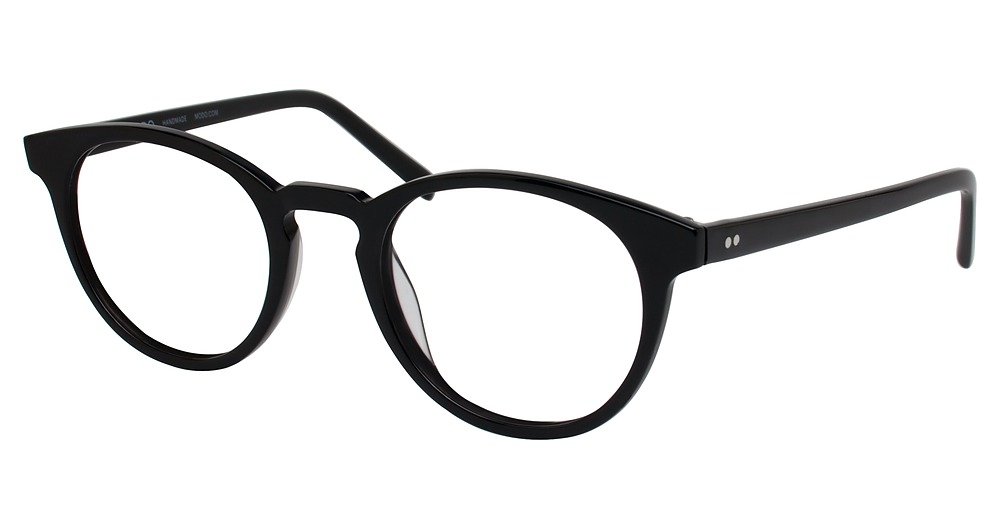 Modo 6603 round eyeglasses in Black