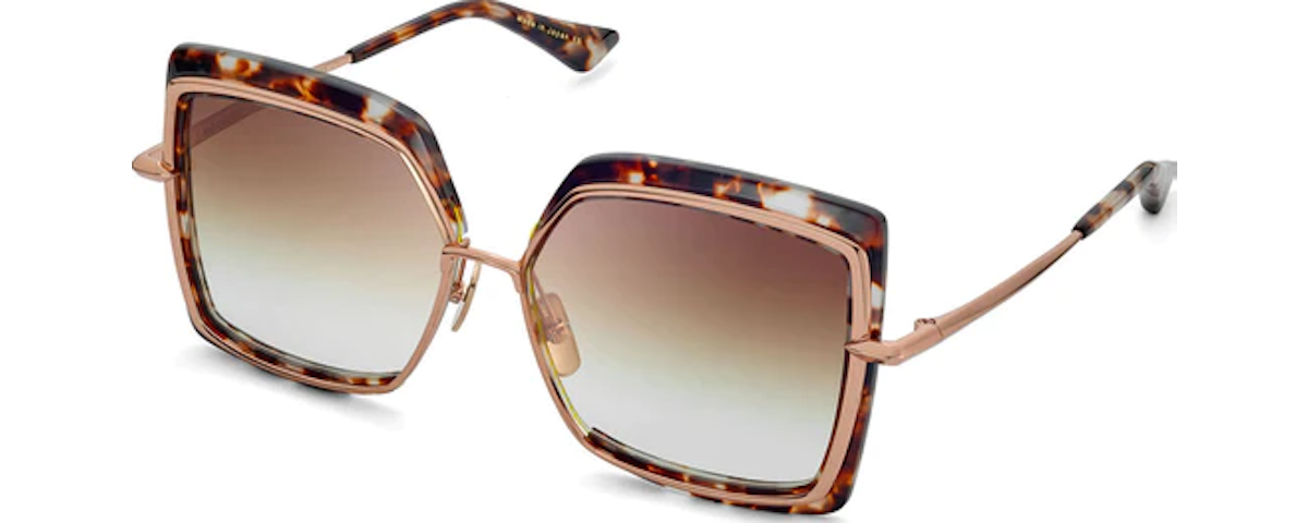 Cream Tortoise - Rose Gold