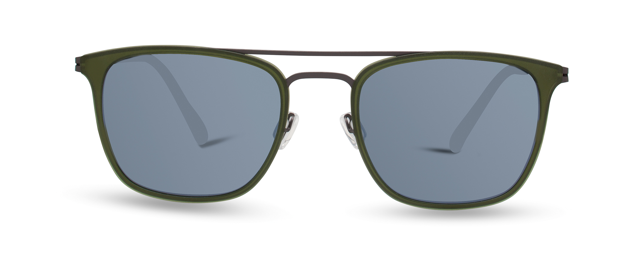 Modo 657 square sunglasses in Dark Olive