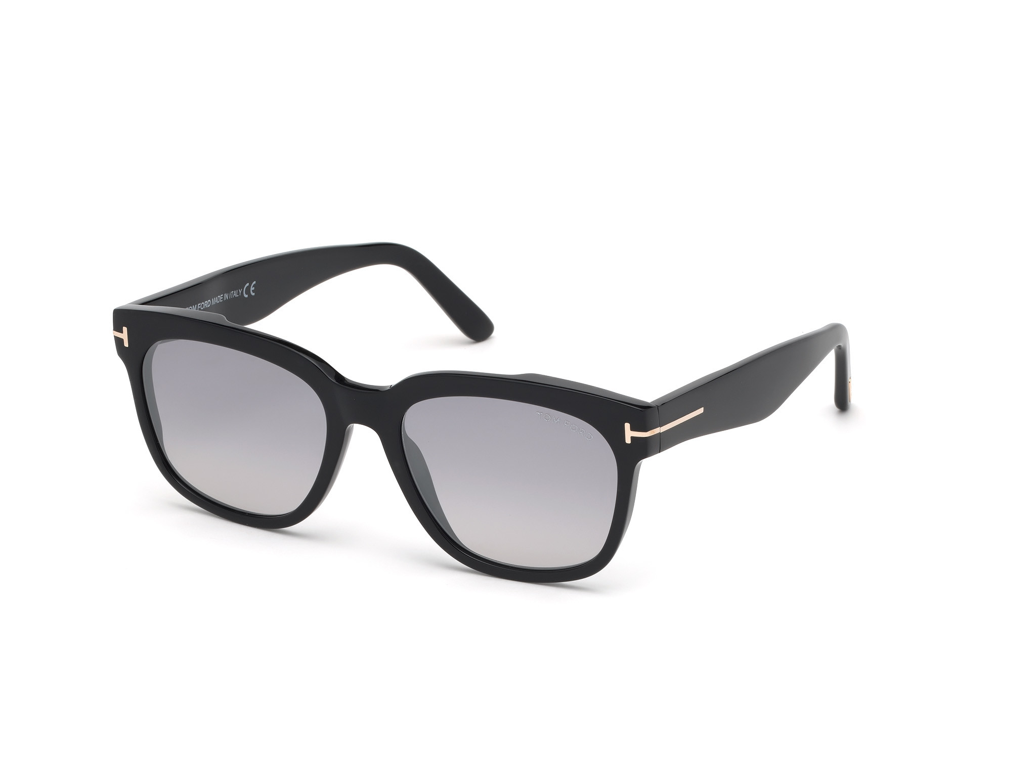 Tom Ford FT0714 Rhett square sunglasses in Shiny Black