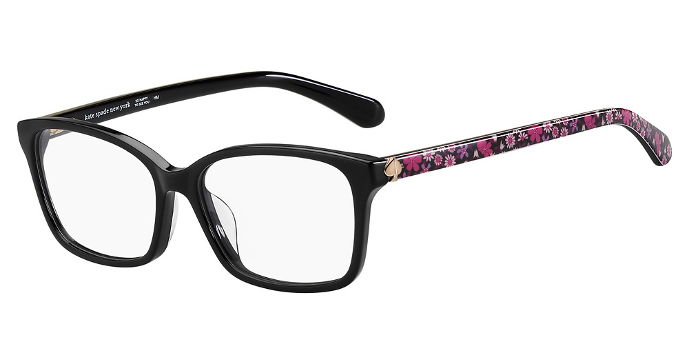 Kate Spade MIRIAM/G rectangle eyeglasses in Black