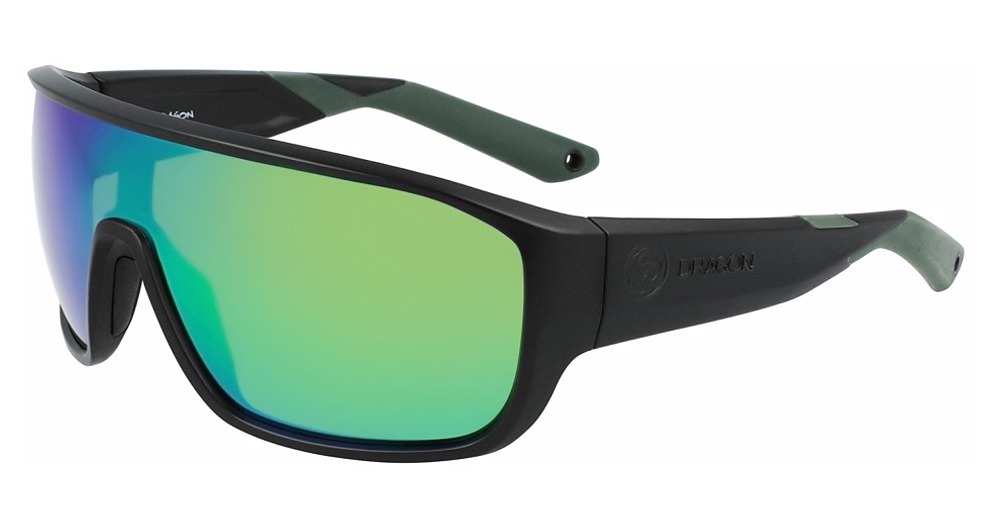 (045) MATTE BLACK/LL GREEN ION POLAR