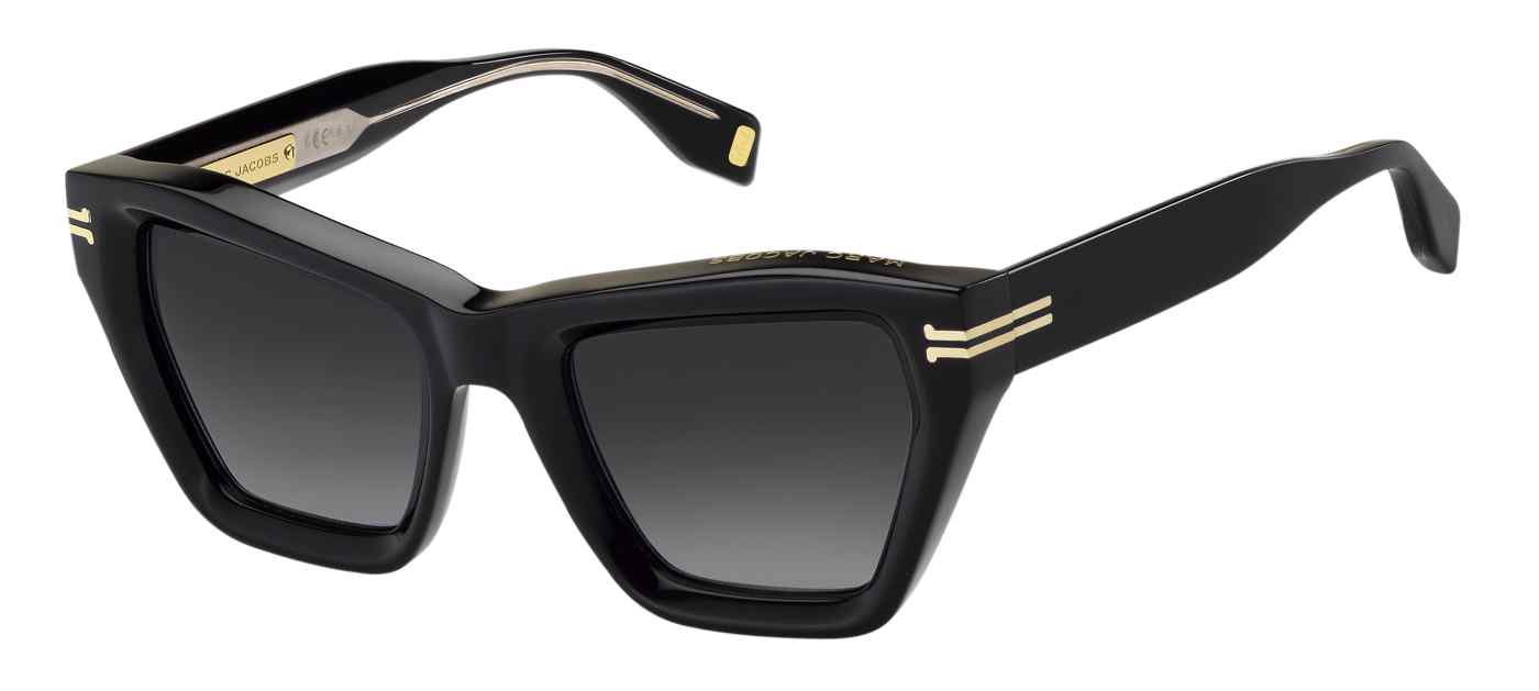 Marc Jacobs MJ 1001/S cateye sunglasses in Black/Dark Grey Shaded
