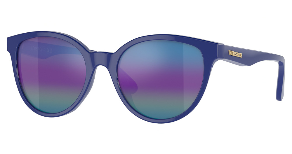 BLUE / DARK BROWN MIRROR RAINBOW