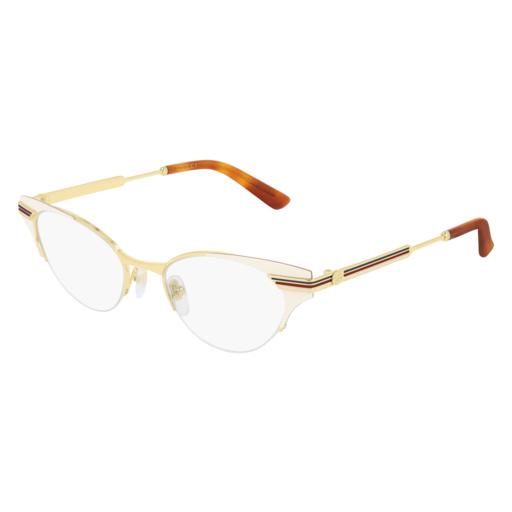 Gucci GG0523O rectangle eyeglasses in Gold