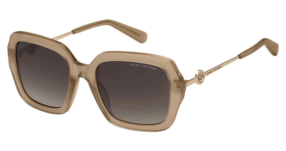 Marc Jacobs MARC 652/S square sunglasses in Beige/Brown Shaded