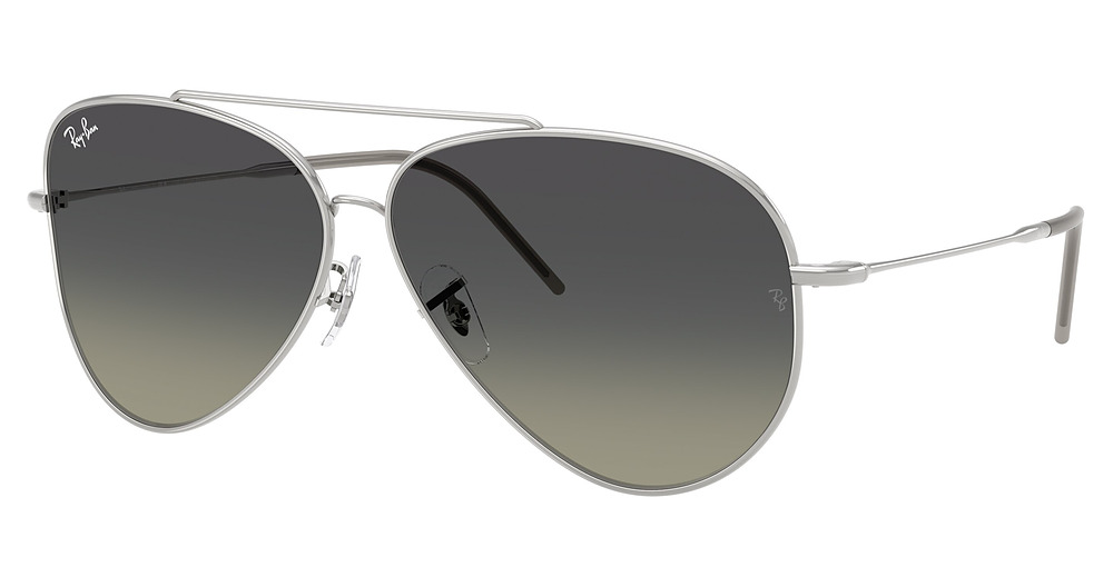 Ray-Ban RBR0101S AVIATOR REVERSE aviator sunglasses in Silver/Grey Gradient